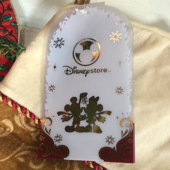 Set of 4 Disney Very Soft Micky and Minnie Stockings - 2 NWT 2 Like New - Picture 12 of 16